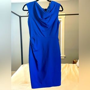 Royal blue sheath dress by Suzy Chin for maggy boutique. Size 4